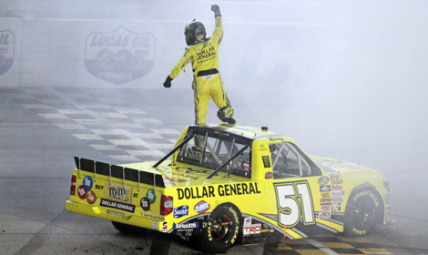 Kyle Busch Winner Trucks Chicagoland Speedway