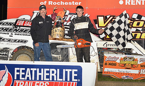 Dustin Sorenson USRA B-Mod Deer Creek Speedway VL