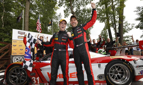Eric Curran Dane Cameron VL TUDOR Road America