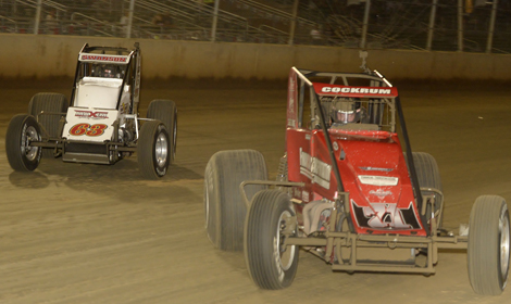 Shane Cockrum Kody Swanson DuQuoin Silver Crown
