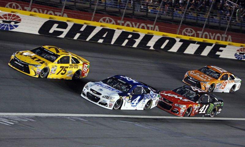 Kyle Busch Kevin Harvick NASCAR All-Star CHarlotte