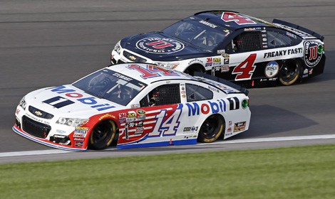 Tony Stewart Kevin Harvick Kansas Sprint Cup