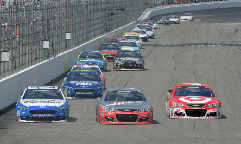 Ricky Stenhouse Jr. Tony Stewart Kyle Larson Sprint Cup New Hampshire