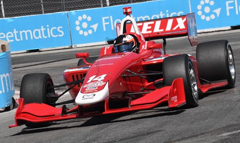 Felix Rosenqvist Indy Lights Toronto