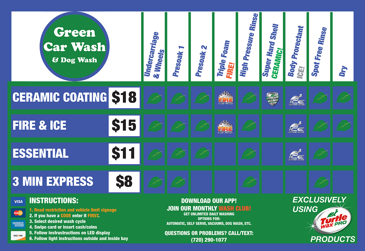 Green Car Wash is a SelfServe Car Wash in Littleton, CO