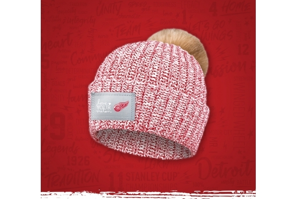 love your melon red wings hat
