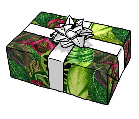 Nana’s Wallpaper in Green wallpaper - elliottdesignfactory - Spoonflower