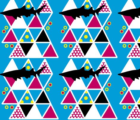 Shark Wallpaper Embaby Spoonflower