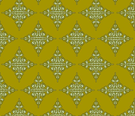 Greenand aqua snowflake fabric  hollizollinger  spoonflower Greenand aqua snowflake fabric  hollizollinger  spoonflower