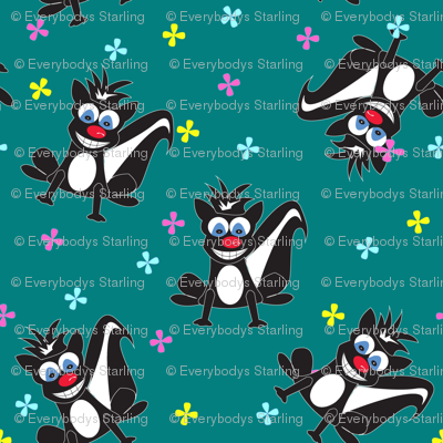 Skunk Funk fabric - everybody`s_starling - Spoonflower