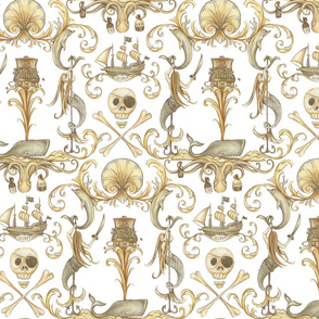 Ro Co Co And A Bottle Of Rum Spoonflower