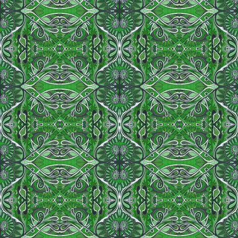 Green Bandana wallpaper - edsel2084 - Spoonflower
