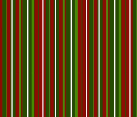 Candy Cane Stripes - Red and Green fabric - jannasalak ...