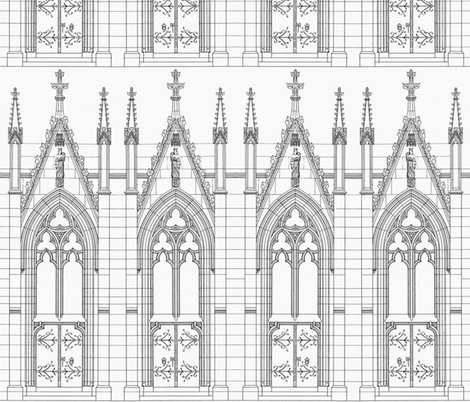 Church Door fabric - peacoquettedesigns - Spoonflower