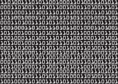 One Zero Zero One Zero and so on fabric - ghennah - Spoonflower