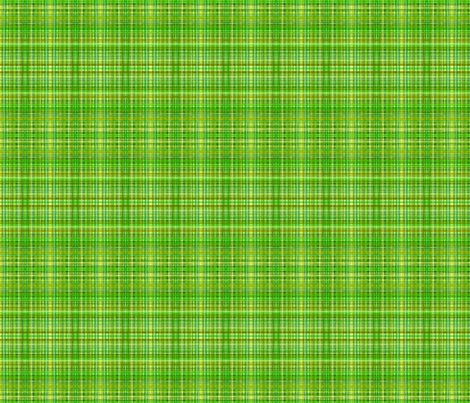 Camping green-yellow plaid fabric - mejo - Spoonflower