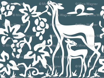 Medieval Embroidery Designs Vertical Deer Medieval Embroidery Designs Vertical Deer