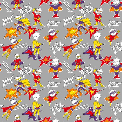 Super Hero fabric - woodledoo - Spoonflower