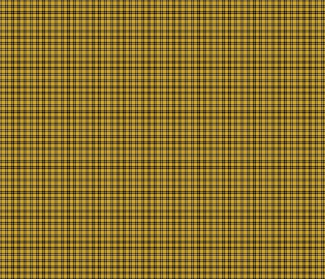 Black and Old Gold Plaid fabric - charlesmedia_textiles - Spoonflower
