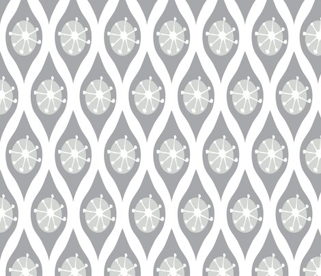 Modern Grey and White fabric - emilyannstudio - Spoonflower