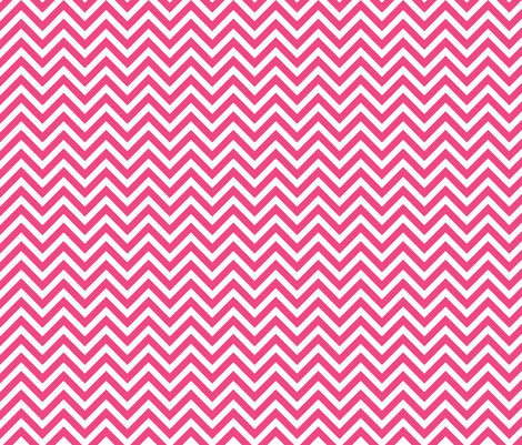 Hot Pink Chevron fabric - sweetzoeshop - Spoonflower