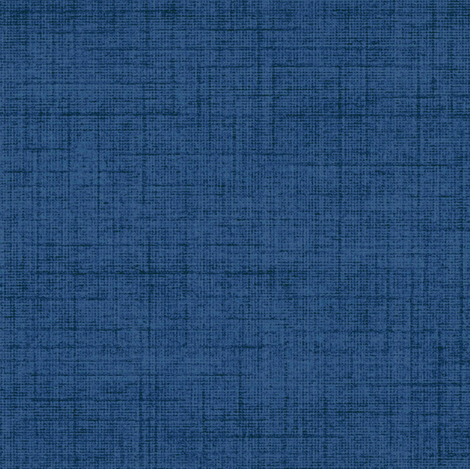 Linen - midnight blue, stonewashed woven threads wallpaper