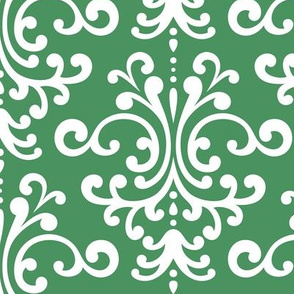 kelly green fabric, wallpaper & gift wrap - Spoonflower