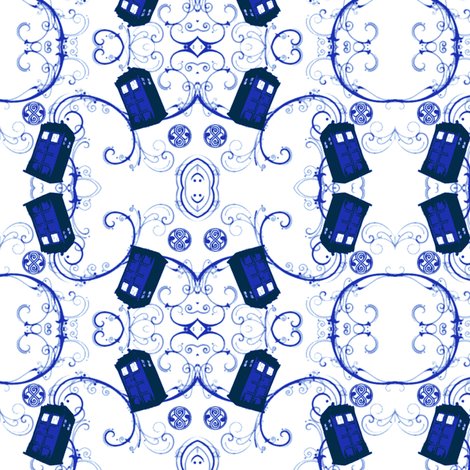 Pretty in White fabric - tatertot57 - Spoonflower