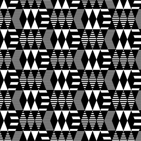 Black & White Geometrics fabric - kimsa - Spoonflower