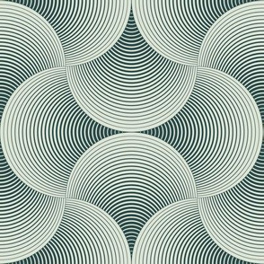 geometric petals wallpaper - cepera - Spoonflower