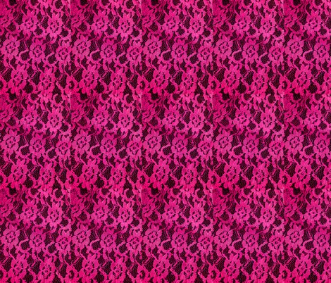 Lacy Hot Pink Lace Print wallpaper - cutencomfy - Spoonflower