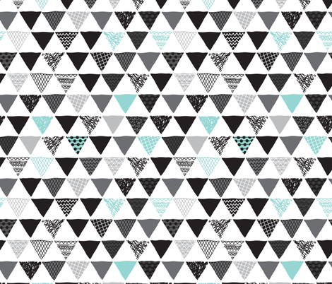 Blue Modern Fabric Patterns