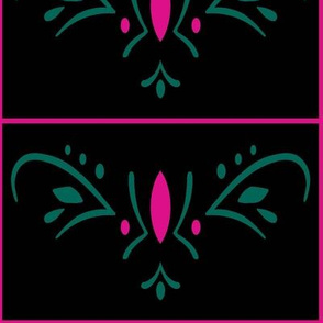 flores del vestido de anna frozen