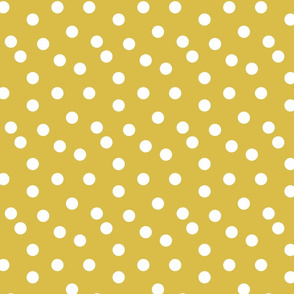 mustard polka dot