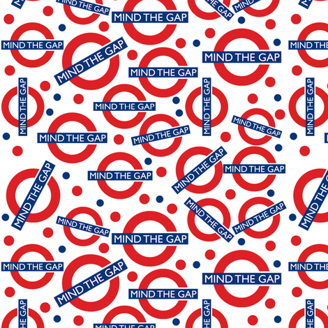 Mind The Gap fabric - whimzwhirled - Spoonflower