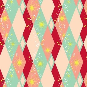harlequin pattern fabric, wallpaper & gift wrap - Spoonflower