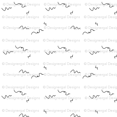 Squiggly Line wallpaper - designergal - Spoonflower