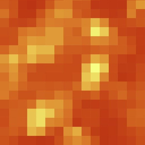 8-bit Lava Block - Spoonflower