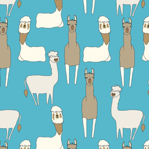 llama fabric, wallpaper & gift wrap - Spoonflower