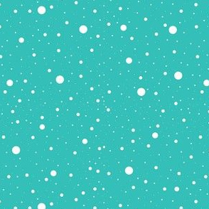Christmas Holiday Winter Snow Pattern On Glacier Blue ...