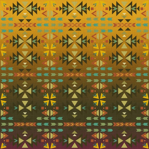 southwestern pattern fabric, wallpaper & home decor - Spoonflower