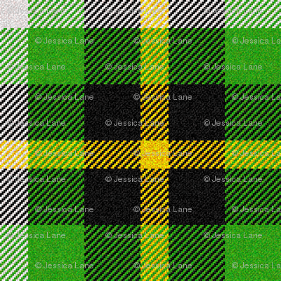 Green and Yellow Plaid fabric - jandq0306 - Spoonflower