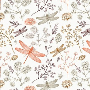 dragonfly fabric, wallpaper &amp; home decor - Spoonflower