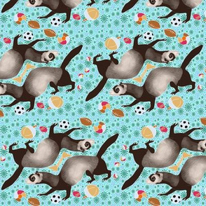 ferret fabric, wallpaper & home decor - Spoonflower