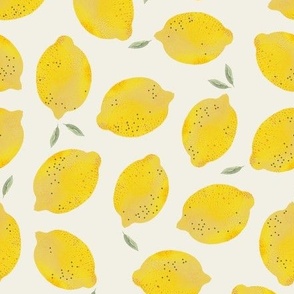 Lemon Yellow Fabric Wallpaper Home Decor Spoonflower
