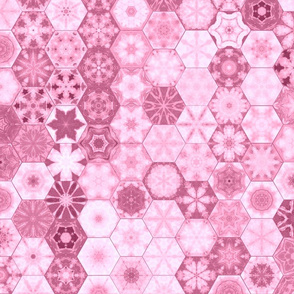 Snowcatcher Rose Ocean Hexies