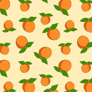 apricot fabric, wallpaper & home decor - Spoonflower
