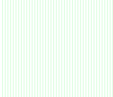 Green and White Pinstripe fabric - essieofwho - Spoonflower