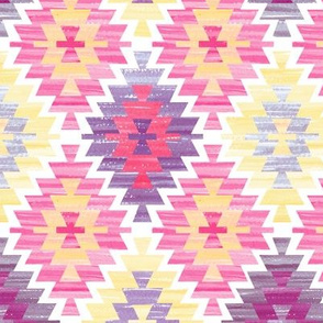 Pastel kilim rug