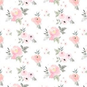 Shabby Chic Roses Fabric Wallpaper Home Decor Spoonflower